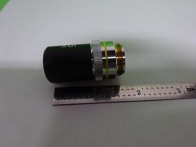 MICROSCOPE PART OBJECTIVE NIKON 10X OPTICS AS IS BIN#72-31