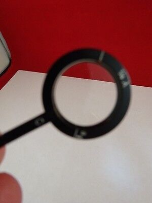 MICROSCOPE PART ZEISS POLARIZER RETARDER SLIDE POL OPTICS AS IS #T2-B-13