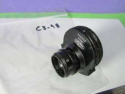 OPTICAL MICROSCOPE OLYMPUS JAPAN 202524 IRIS + FILTERS OPTICS BIN#C3-98