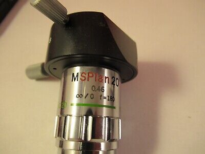 OLYMPUS DIC NOMARSKI OBJECTIVE + PRISM MSPLAN 20X MICROSCOPE OPTICS &FT-5-121