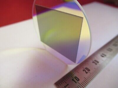 OPTICAL UNKNOWN PURPOSE DICHROIC CONVEX PLATE OPTICS AS PICTURED &12-A-08