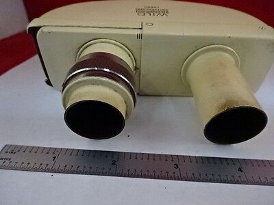 MICROSCOPE PART WILD SWISS BINOCULAR HEAD OPTICS #21-A-06