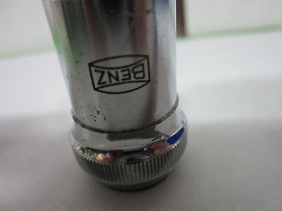 MICROSCOPE PART BENZ 40X OBJECTIVE OPTICS AS IS BIN#S2-31