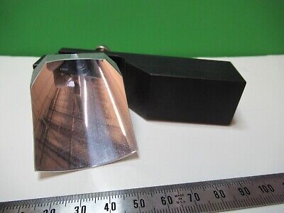 OPTICAL CONCAVE MIRROR ALUMINUM METAL fair, stained OPTICS AS PICTURED &15-A-07