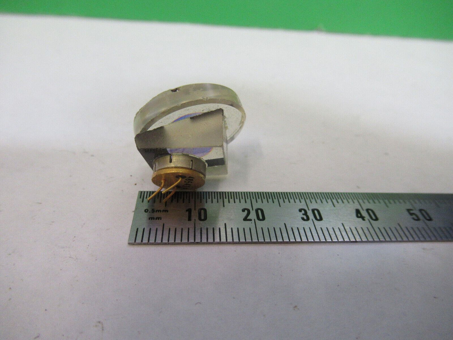 OPTICAL PHOTODIODE +ZERODUR MINI LENS RLG LITTON OPTICS  AS PICTURED &H3-B-42