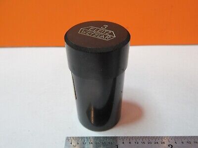 ANTIQUE BRASS EMPTY OBJECTIVE CAN LEITZ MICROSCOPE PART AS PICTURED &7B-B-95