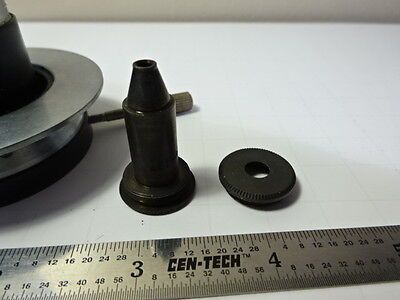 MICROSCOPE AMERICAN OPTICS AO VARIABLE CONDENSER + ACCESSORIES AS IS B#AE-73