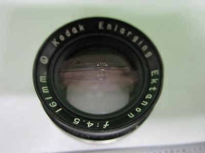 OPTICAL SCIENTIFIC LENS KODAK ENLARGING EKTAGON OPTICS BIN#S3-15