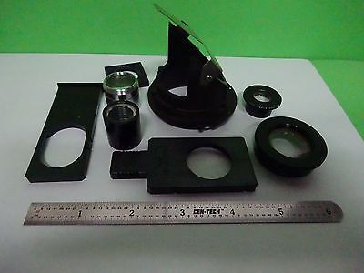 FOR PARTS MICROSCOPE PARTS ASSORTED OPTICS AS IS BIN#Y2-22