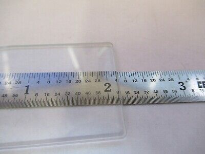 ZEISS GERMANY GLASS CLEAR FILTER MICROSCOPE PART OPTICS AS PICTURED &47-A-18A