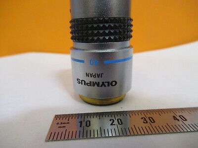 OLYMPUS JAPAN A40 /160 OBJECTIVE OPTICS MICROSCOPE PART AS PICTURED 4B-FT-35