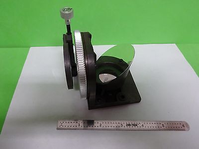 MICROSCOPE LEITZ GERMANY ILLUMINATOR MIRROR + LENS OPTICS AS IS BIN#2B-E-04