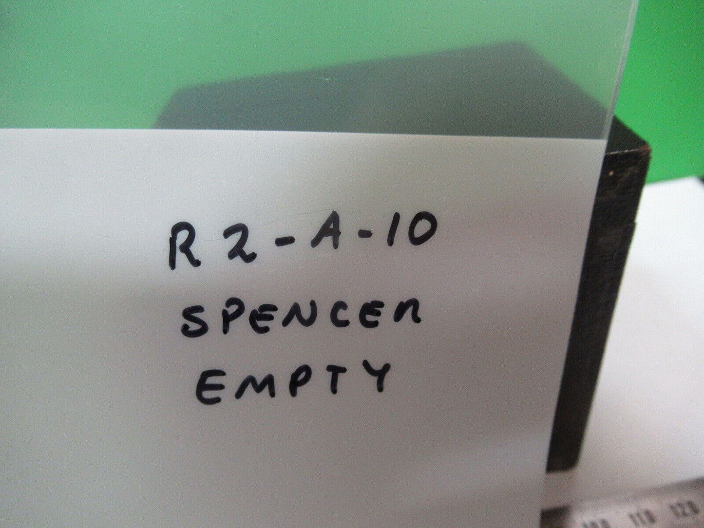 AO SPENCER EMPTY BOX COLLECTABLE MICROSCOPE PART AS PICTURED &R2-A-10