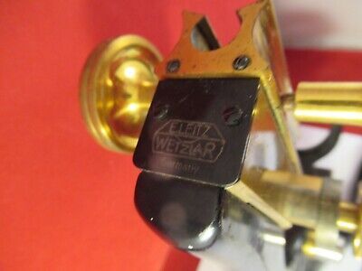 ANTIQUE ERNST LEITZ GERMANY LIMB FRAME MICROSCOPE PART AS PICTURED &TC-3