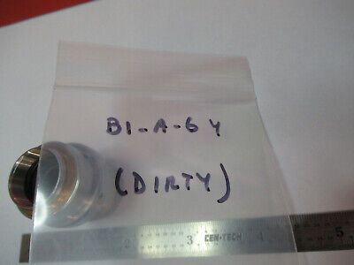 LEITZ WETZLAR DIC + INFINITY 10X OBJECTIVE MICROSCOPE OPTICS AS PICTURED B1-A-64