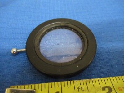 REICHERT AUSTRIA MOUNTED LENS FILTER MICROSCOPE PART OPTICS AS PICTURED &S1-A-33