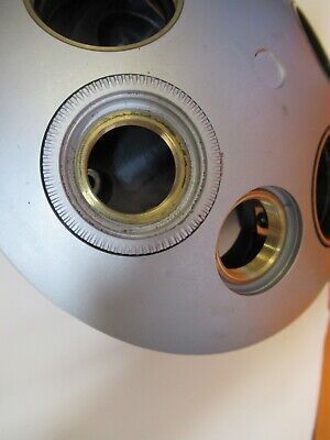 LEICA LEITZ ERGOPLAN GERMANY NOSEPIECE MICROSCOPE PART AS PICTURED &Q6-A-01