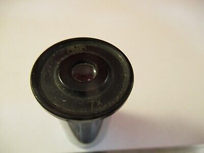 ANTIQUE CARL ZEISS JENA 7X OPTIC EYEPIECE GERMANY MICROSCOPE PART &FT-4-04B