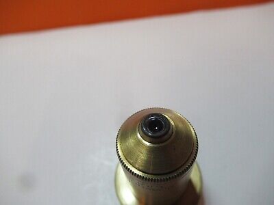 ANTIQUE BRASS OBJECTIVE SWIFT UK 1/6 MICROSCOPE PART AS PICTURED &16-B-25