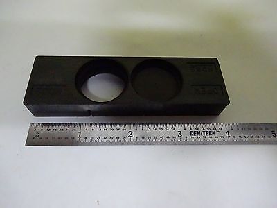 MICROSCOPE PART NIKON SHUT / CLEAR PATH SLIDE OPTICS AS IS BIN#W5-22