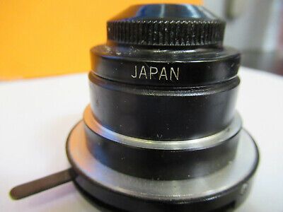 OLYMPUS JAPAN CONDENSER + IRIS OPTICS MICROSCOPE PART AS PICTURED &W3-B-18