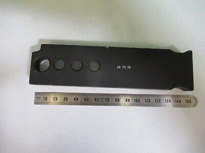 ZEISS SLIDE APERTURE 457375 GERMANY MICROSCOPE PART AS PICTURED &Q9-A-143