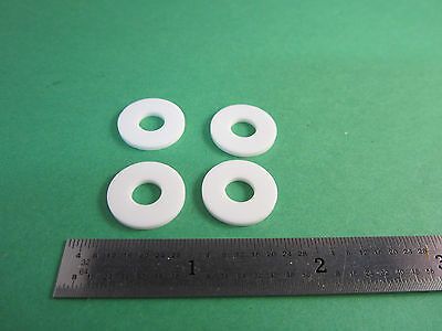 LOT 4 EA OPTICAL donut shape ALUMINA WASHERS LASER OPTICS BIN#14