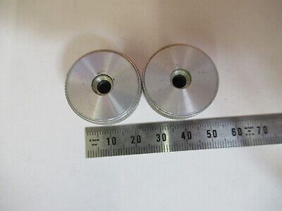 SPENCER AO ANTIQUE PAIR KNOBS MICROSCOPE PART AS PICTURED 8Y-A-62