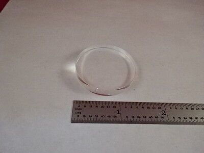 OPTICAL FLAT COHERENT FUSED SILICA 2.5" DIAMETER LASER OPTICS AS IS #80-15