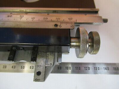 ANTIQUE SPENCER BUFFALO XY STAGE TABLE MICROSCOPE PART AS PICTURED &P9-A-02