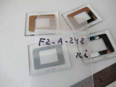 OPTICAL LOT 4 EA BK7 GLASS WINDOW OPTICS AS PICTURED &F2-A-242