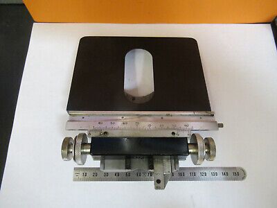 ANTIQUE SPENCER BUFFALO XY STAGE TABLE MICROSCOPE PART AS PICTURED &P9-A-02