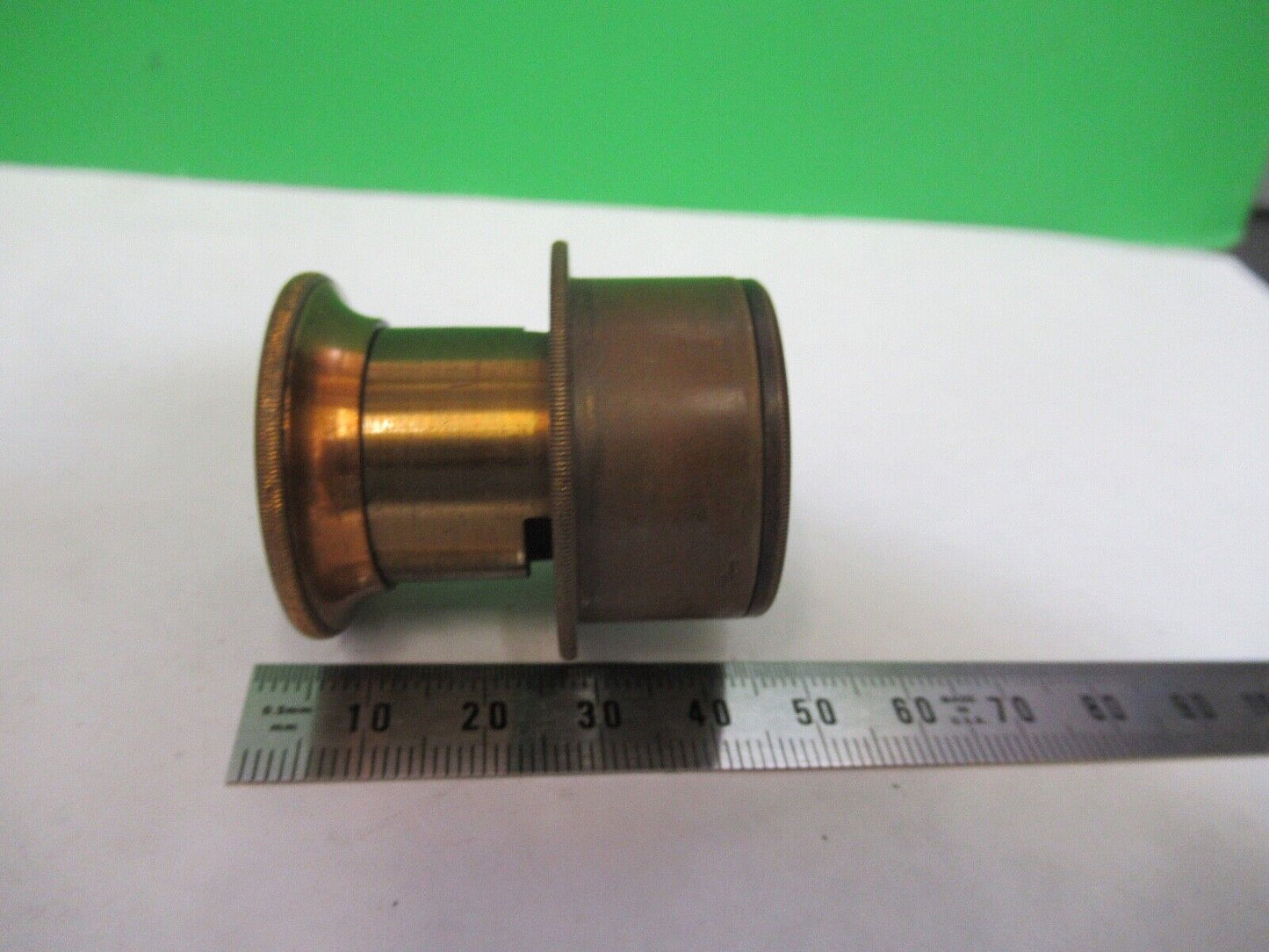 ANTIQUE BRASS BAUSCH LOMB EYEPIECE RARE OPTICS MICROSCOPE PART Z1-FT-96