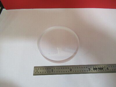 OPTICAL FLAT BK7 GLASS 2.5" DIAMETER LASER OPTICS AS PICTURED &B6-A-14