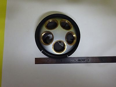 LEITZ GERMANY NOSEPIECE MICROSCOPE PART AS IS BIN#W4-24