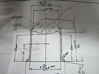 OPTICAL LASER HEADER SCHOTT GERMANY GLASS TO-18 LOT 17 EA LASER OPTICS BIN#PSEL