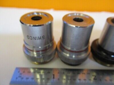 LOT LENSES OBJECTIVE OPTICS MICROSCOPE PART AS PICTURED &1E-C-93