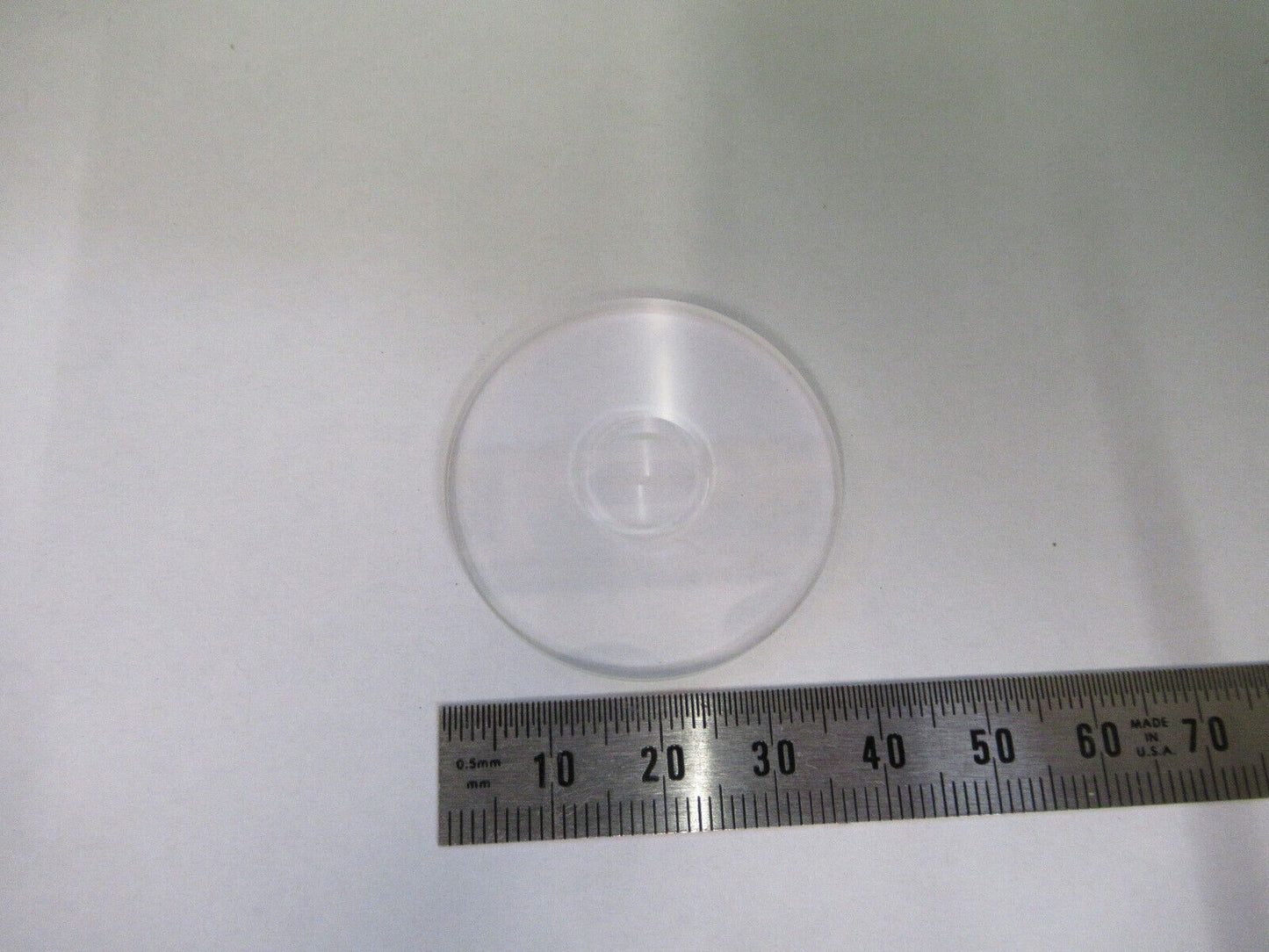 OPTICAL SUBSTRATE PLANO CONCAVE LIQUID INSPECTION OPTICS AS PICTURED R1-B-49