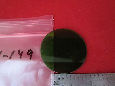 OPTICAL GREEN FILTER LENS LASER OPTICS #4-149 BIN#4