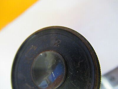 ANTIQUE BAUSCH LOMB "2" EYEPIECE OCULAR MICROSCOPE PART AS PICTURED &W3-B-43