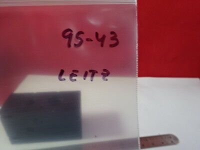 MICROSCOPE PART 563345 IRIS DIAPHRAGM SLIDE LEITZ GERMANY AS PICTURED &95-43