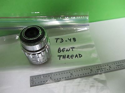 MICROSCOPE OBJECTIVE OLYMPUS NEO SPLAN 20X [bent thread] OPTICS AS IS BIN#T3-48