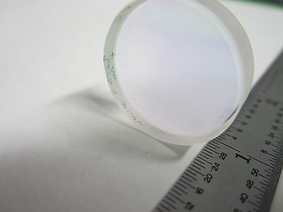 OPTICAL INFRARED FLAT FILTER LENS COATED LASER OPTICS BIN#R3-71