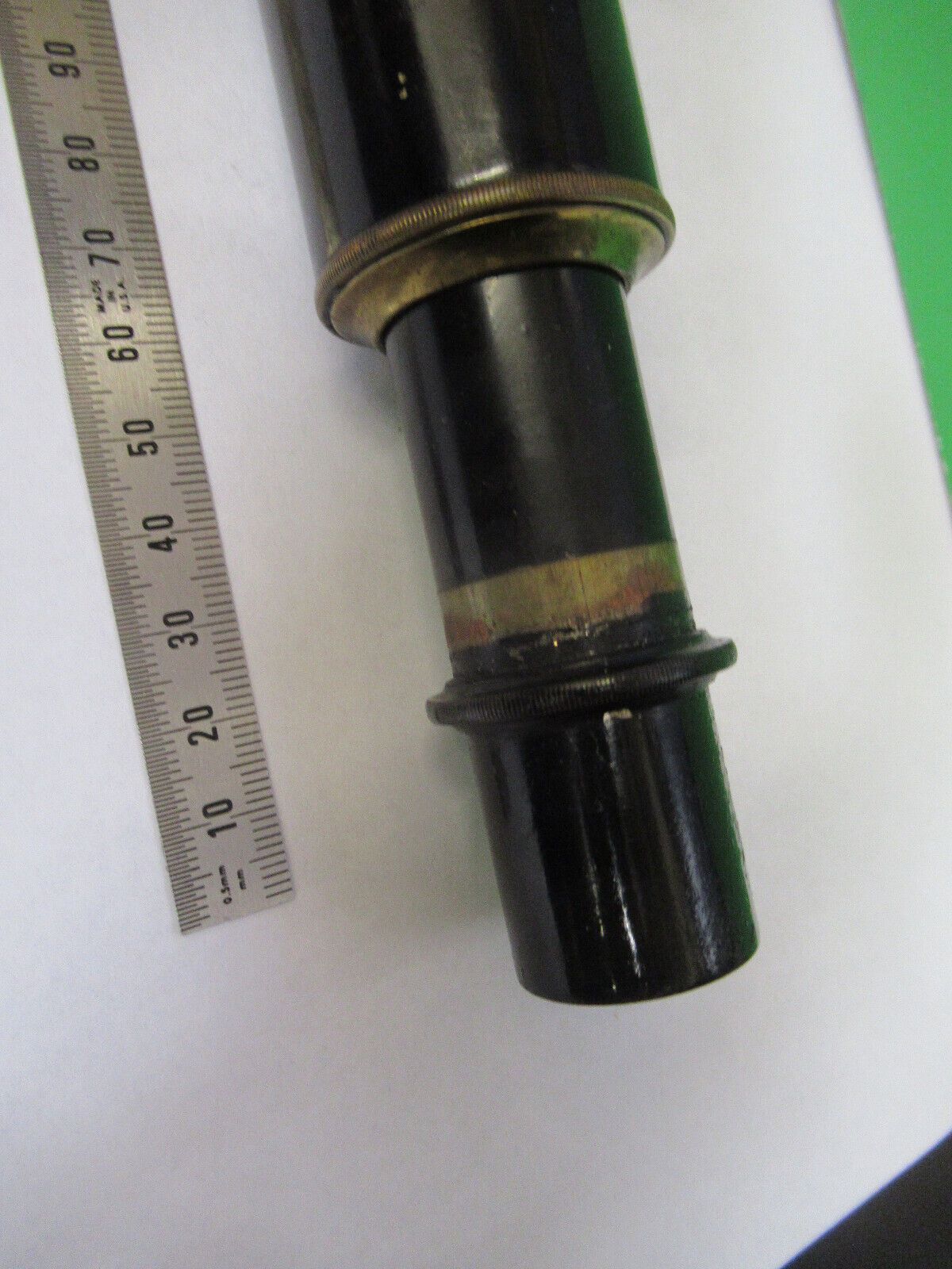 SPENCER ANTIQUE TUBUS MONOCULAR + NOSEPIECE MICROSCOPE PART AS PICTURED &S2-C-96