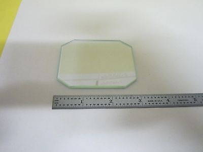 MICROSCOPE PART STAGE GLASS TABLE OPTICS AS IS  BIN#19V-B-20