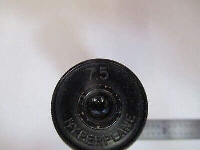 ANTIQUE BAUSCH LOMB 7.5 HYPERPLANE EYEPIECE MICROSCOPE PART AS PICTURED &8M-A-28