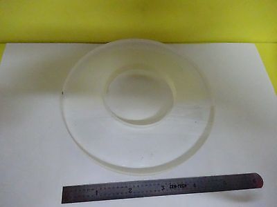 OPTICAL CONVEX CONCAVE DONUT LENS MIL SPEC LASER OPTICS AS IS BIN#P8-10