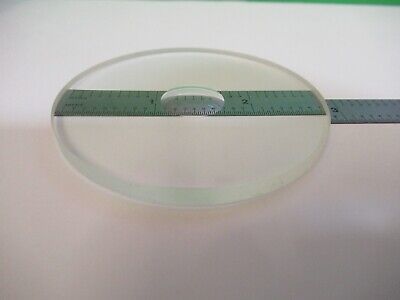 OPTICAL BK7 GLASS LENS PLANO CONVEX on center LASER OPTICS AS PICTURED &58-B-16