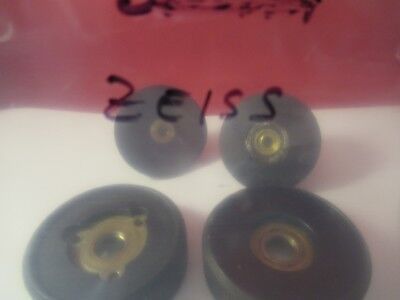 ZEISS GERMANY SET OF KNOBS MICROSCOPE PART AS PICTURED #66-A-71B