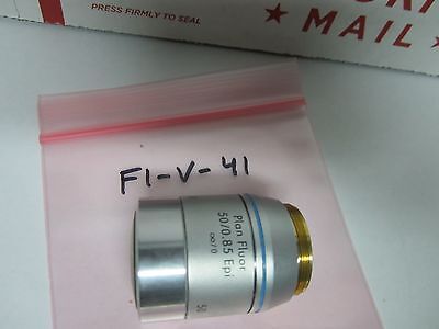 MICROSCOPE LEICA REICHERT POLYVAR OBJECTIVE FLUOR EPI 50X INFINITY  BIN#F1-V-41